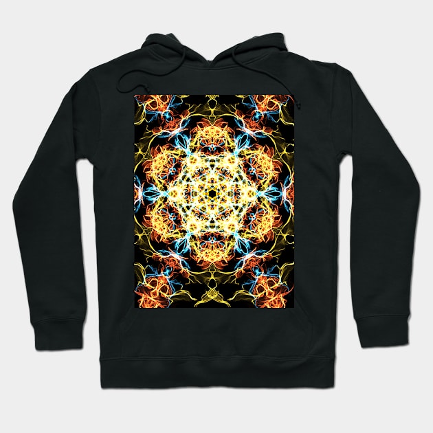 Lighting mandala Hoodie by melcu